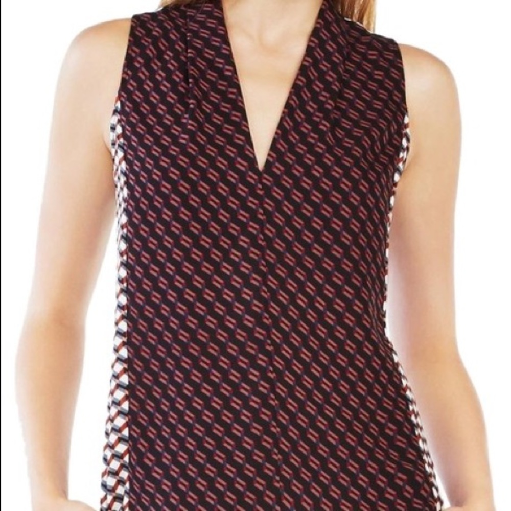 BCBGMAXAZRIA multicolor Cathleen Blouse size XXS